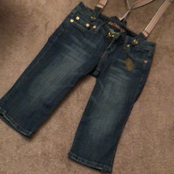 Dollhouse short pants with suspenders - Picture 2 of 6